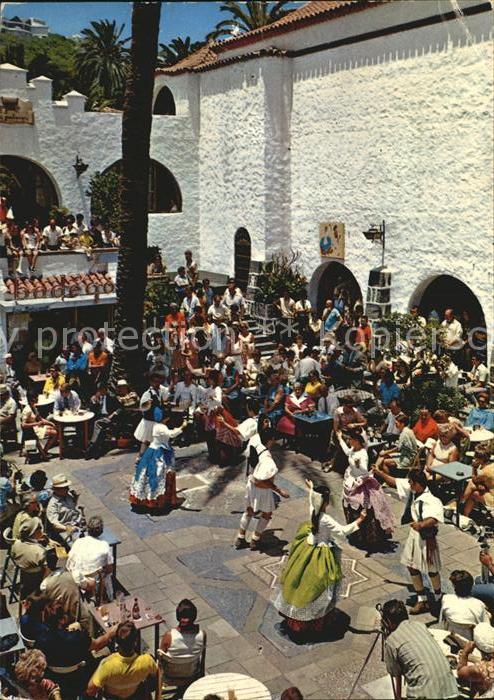 Las Palmas Gran Canaria Baile tipico en El Pueblo Canario Volks
