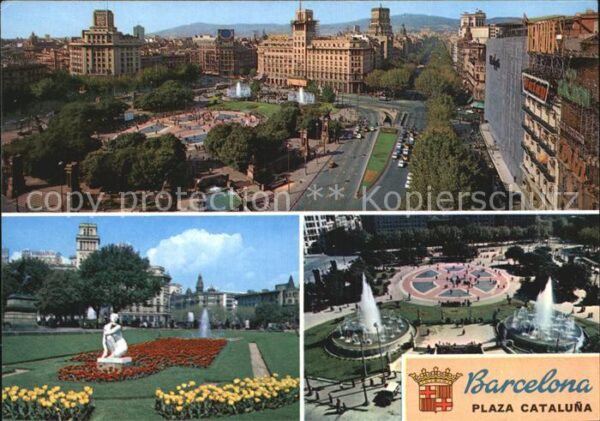 Barcelona Cataluna Plaza de Cataluna
