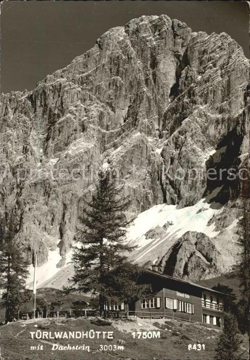 Tuerlwandhuette Schutzhütte im Dachsteingebirge