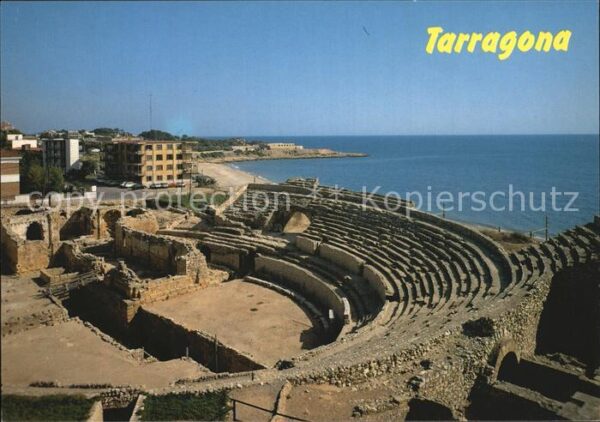 Tarragona Anfiteatro Romano Amphitheater Meerblic