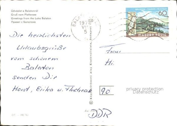 Balaton Plattensee Segeln Denkmal Fähre Küste – Bild 2