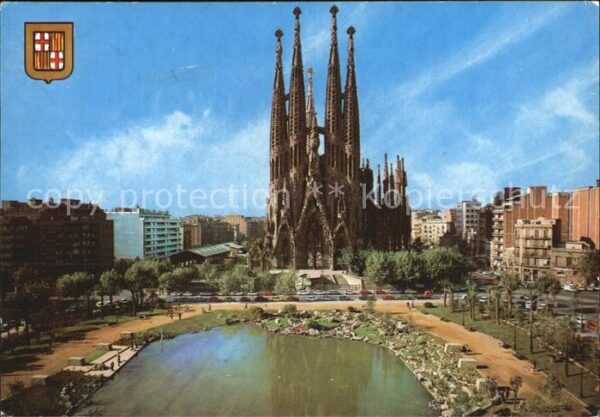 Barcelona Cataluna Templo de la Sagrada Familia Kirche