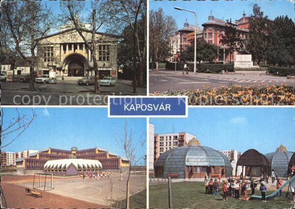 Kaposvar Teilansichten Gebäude