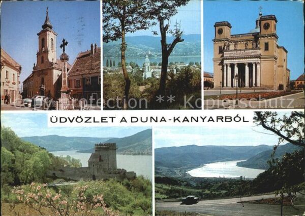 Vac  Duna Kanyarbol Donauknie Kirche Gebäude