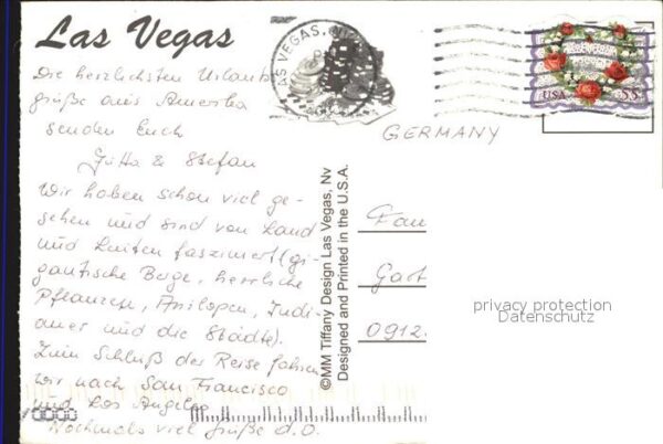 Las Vegas Nevada Stadtbild bei Nacht – Bild 2