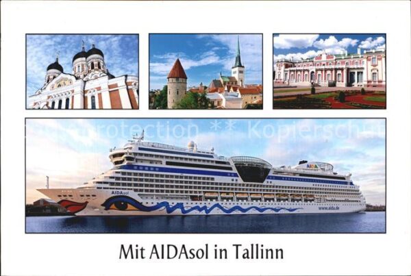 Tallinn AIDAsol Aida Clubschiff Passagierdampfe
