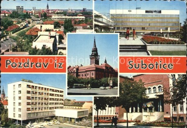 Subotica Teilansichten Gebäude