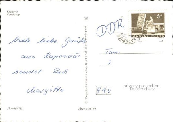 Kaposvar Teilansichten Gebäude Hotel Denkmal – Bild 2