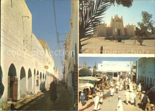 Ouargla Strassenpartie Markt