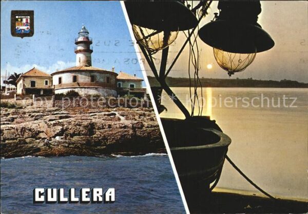 Cullera Valenciana Vista del Faro Atardecer Leuchtturm Son