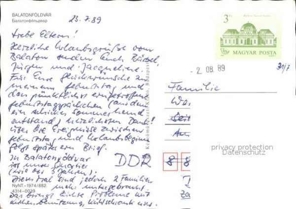 Balatonfoeldvar Hotel Feriendorf Plattensee Segelboot – Bild 2