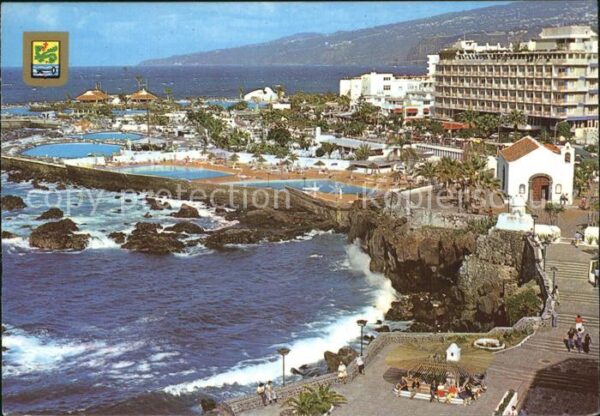 Puerto de la Cruz Panoramica de la costa Martianez Hotela