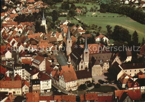 Schluechtern Altstadt ehem. Kloster Kirche Fliegerau