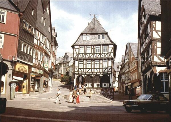 Wetzlar Eisenmarkt Altstadt Fachwerkhäuser