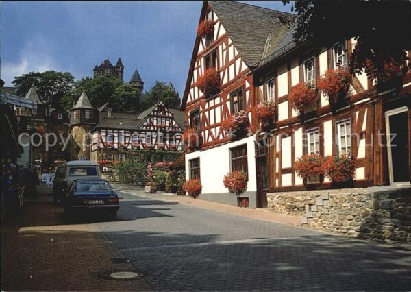 Braunfels Marktplatz Schloss Fachwerkhäuser Luftk