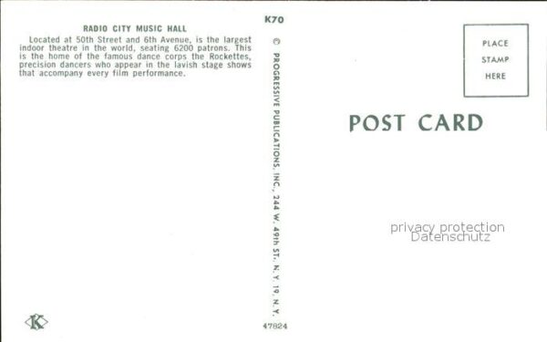 New York City Radio City Music Hall – Bild 2
