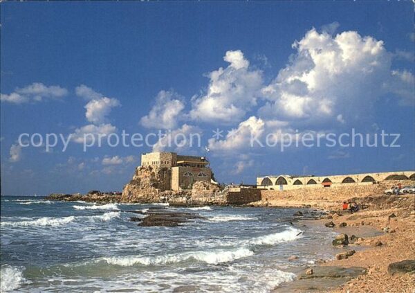 Caesarea Israel Hafenkastell
