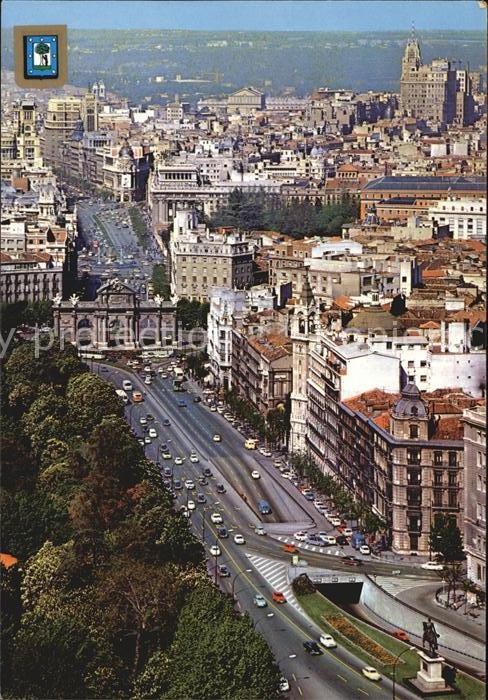 Madrid Spain Stadtansicht