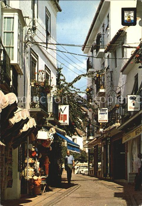 Marbella Andalucia Strassenansicht