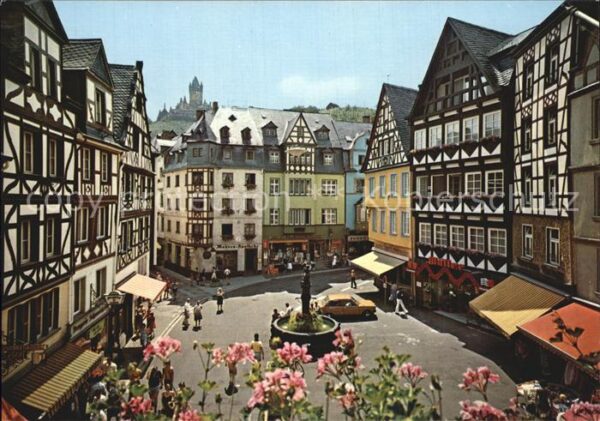 Cochem Mosel Marktplatz Sankt Martinsbrunnen