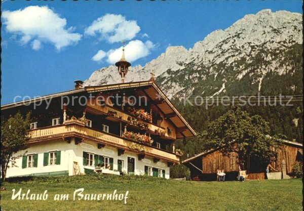 Scheffau Wilden Kaiser Steinerhof