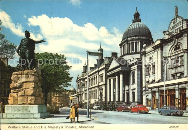 Aberdeen City Wallace Statue Majesty Theatre