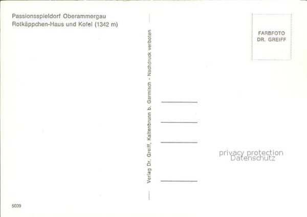 Oberammergau Rotkäppchen_Haus Kofel – Bild 2