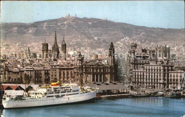 Barcelona Cataluna Hafen Kathedrale Hauptpostamt