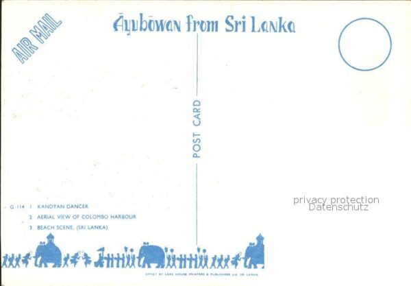 Sri Lanka Kandyan Dancer Colombo Harbour Strand – Bild 2