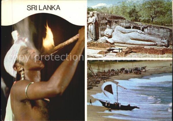 Sri Lanka Feuerspucker Strand