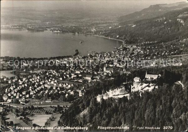 Bregenz Vorarlberg Fliegeraufnahme