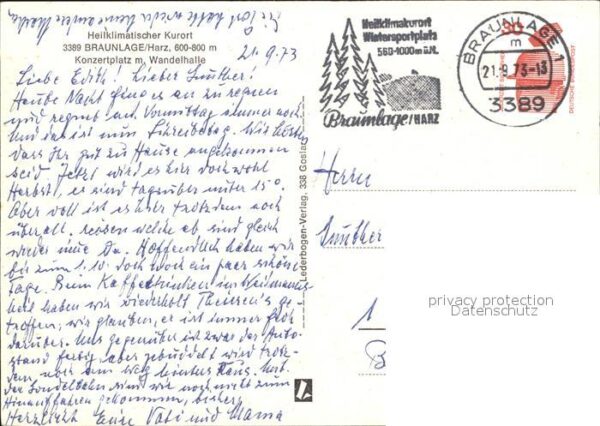 Braunlage Konzertplatz Wandelhalle – Bild 2