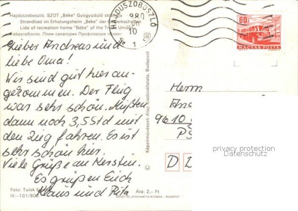 Hajdúszoboszló  Strandbad Erholungsheim Beke – Bild 2
