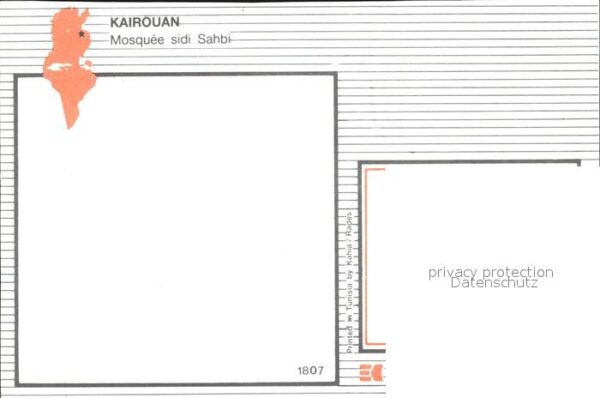 Kairouan Qairawan Moschee Sidi Sahbi – Bild 2