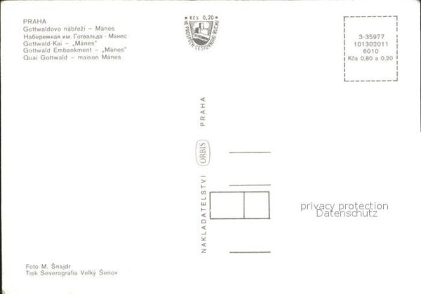 Prag Prahy Prague Gottwald Kwai – Bild 2