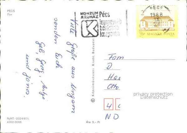 Pecs Kirche Wohnsiedlung Fussgängerzone – Bild 2