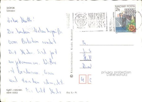 Siofok Segelboot Hotel am Ufer – Bild 2