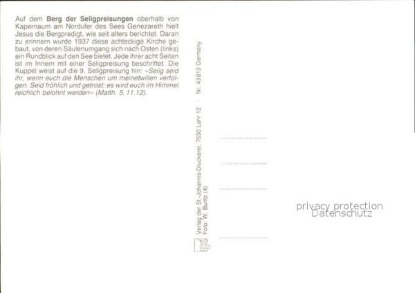Kapernaum Berg der Seligpreisung – Bild 2