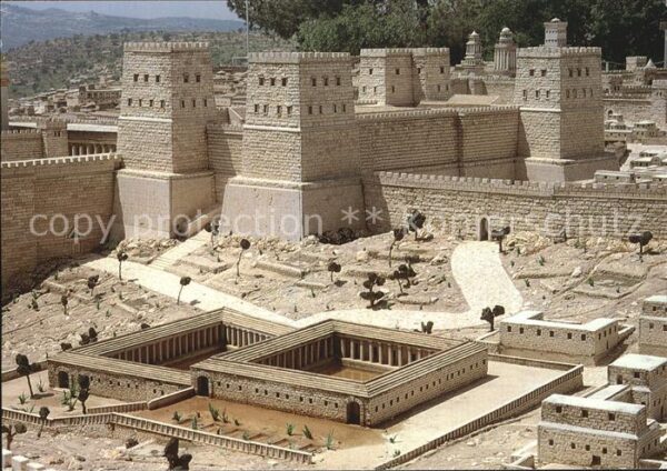 Jerusalem Yerushalayim Model des Herodianischen Jerusalems