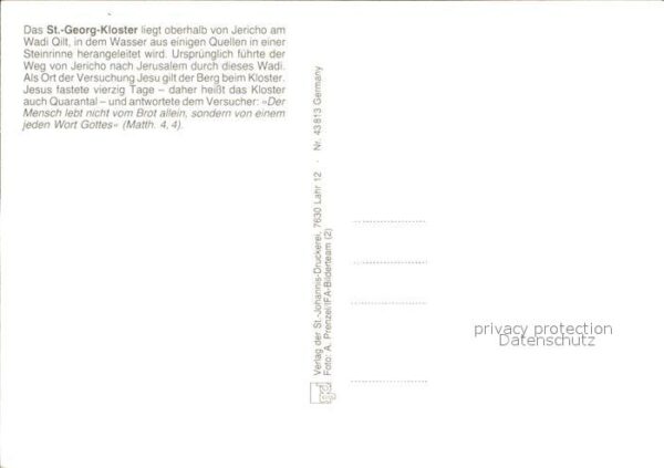 Jericho Israel Sankt Georg Kloster – Bild 2