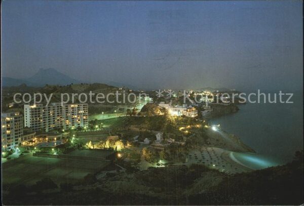 Villajoyosa Panorama bei Nacht