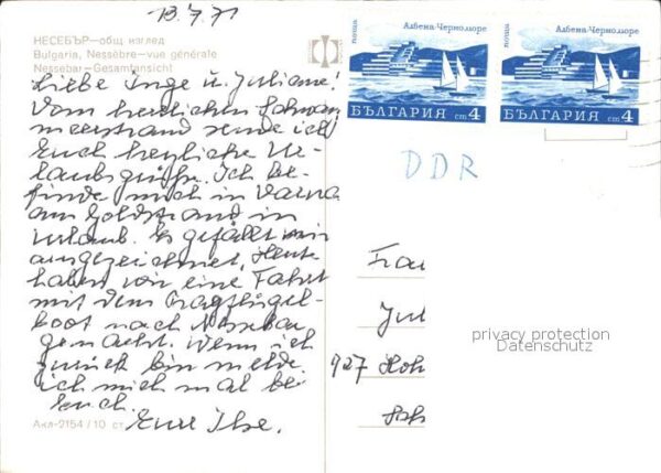 Nessebar Nessebyr Nessebre Gesamtansicht – Bild 2