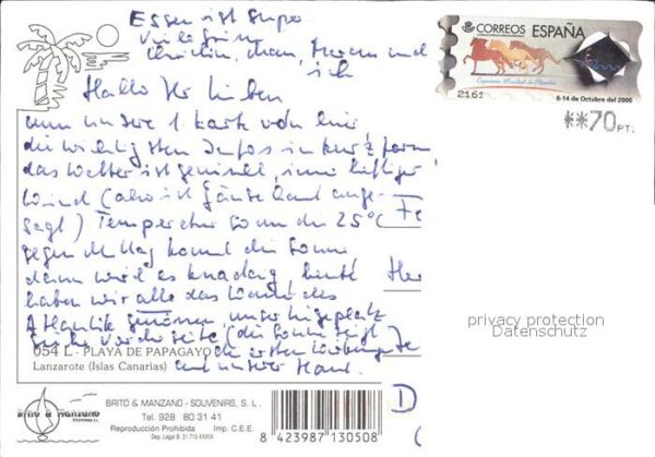 Lanzarote Kanarische Inseln Playa de Papagayo – Bild 2