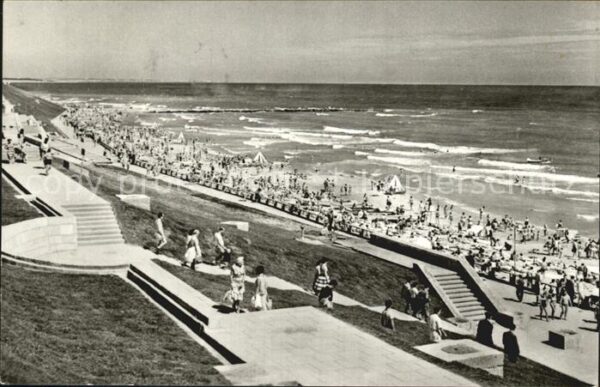 Eforie Sud Küstenpromenade und Strand