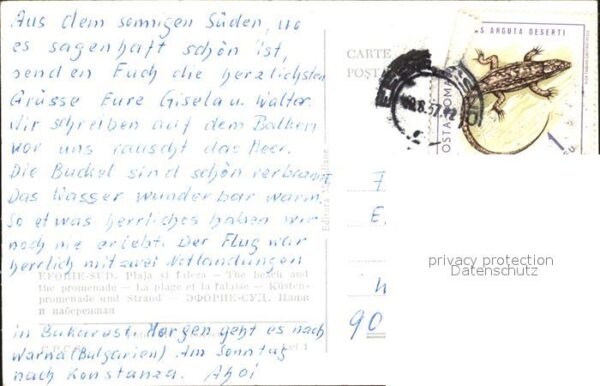 Eforie Sud Küstenpromenade und Strand – Bild 2