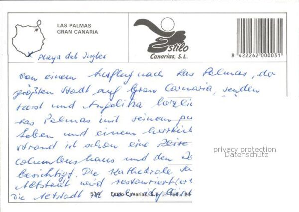 Las Palmas Gran Canaria Dom Strand Hotels Fliegeraufnahme – Bild 2