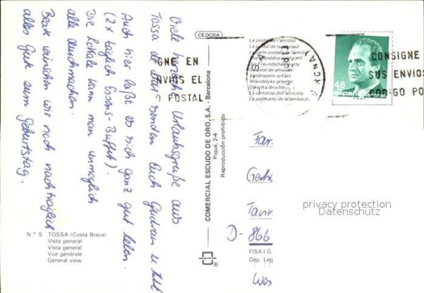 Tossa de Mar Vista general – Bild 2
