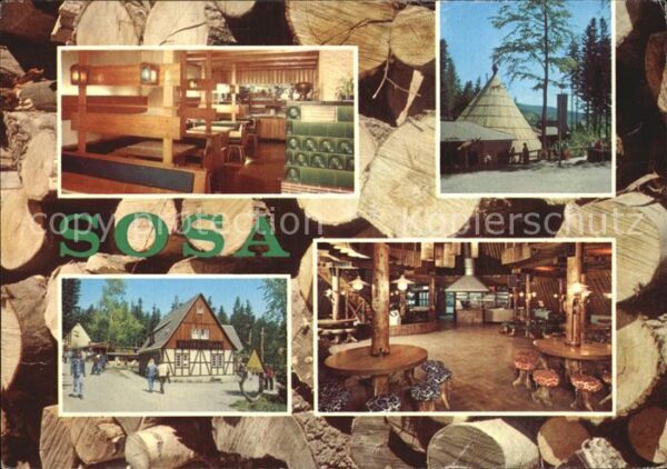 Sosa Erzgebirge Konsum Gaststätten Köhlerhütte und Meil