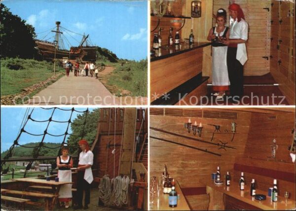Sassnitz Ostseebad Ruegen Piratenschiff Kajüte
