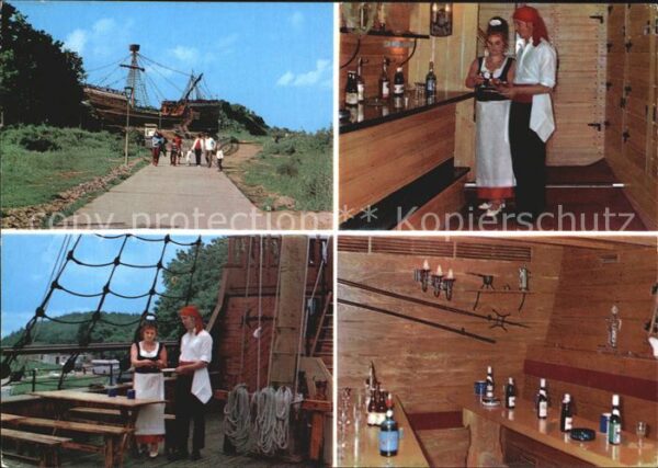 Sassnitz Ostseebad Ruegen Piratenschiff Kajüte